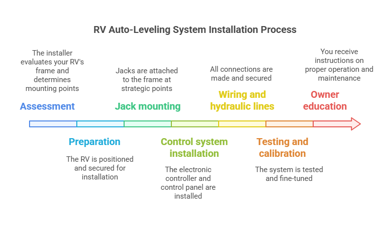 RV Auto-Leveling System Installation Process